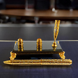 Подставка под визитки на долерите. Златоуст