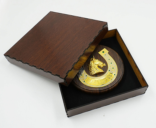 Подкова на счастье "Лошадь" №2. Златоуст