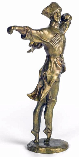 Бронзовая композиция "Лезгинка"