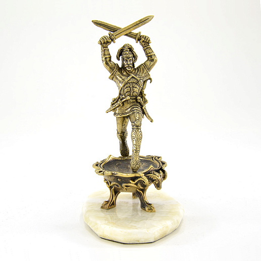 Бронзовая статуэтка «Сослан» на камне купить с доставкой Бронзовая статуэтка «Сослан» на камне