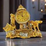 Подарочные часы "Домашнее хозяйство" в золоте.