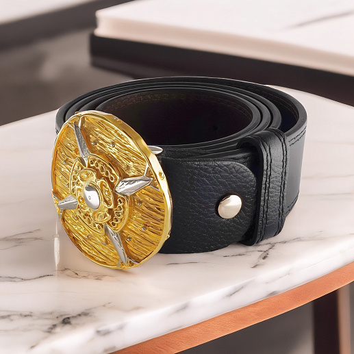 Красивый ремень из кожи