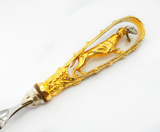 Набор шампуров "Охота". Позолота