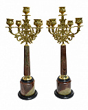 Каминный канделябр 5 рожковый