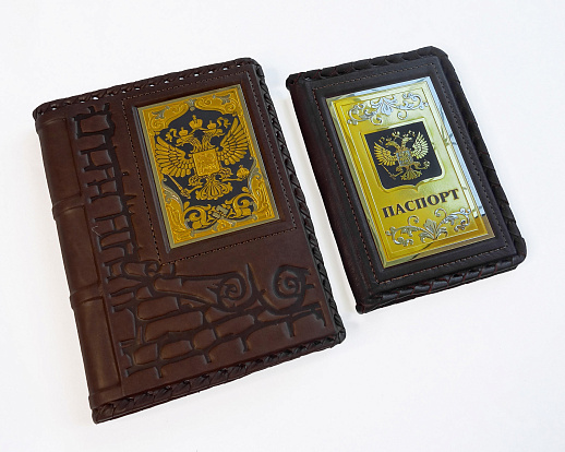 Набор "Ежедневник, обложка для паспорта". Златоуст