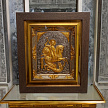 Икона "Святой Георгий Победоносец" с золочением