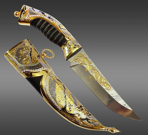 Сувенирный нож "Элегантный". Златоуст