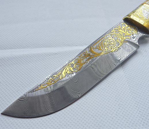 Нож "Сокол" №5 /дамаск/. Златоуст