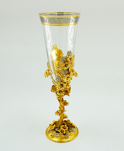 Фужер для шампанского "Цветочная фантазия"