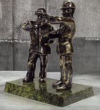 Бронзовая статуэтка Сталевары