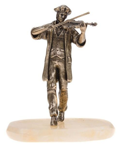Бронзовая статуэтка "Скрипач"