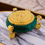 Пепельница из малахита