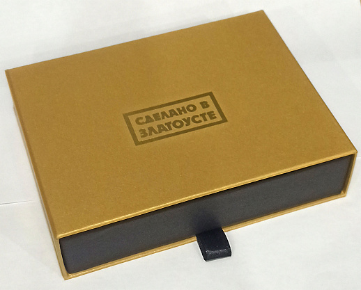 Кожаная обложка на паспорт "Схватка". Златоуст