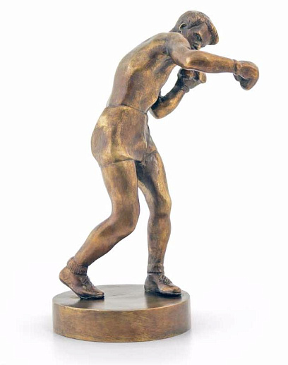 Бронзовая композиция "Боксёр"