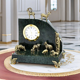 Настольные подарочные часы "Охота"