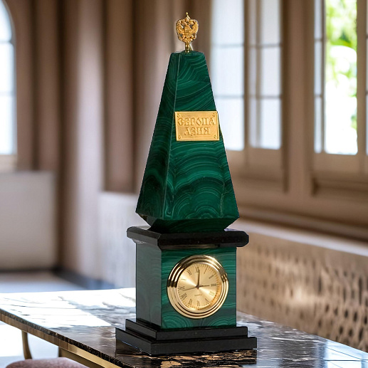 Сувенир «Памятная стела «Европа – Азия» с часами купить с доставкой Сувенир «Памятная стела «Европа – Азия» с часами