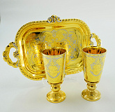 Водочный набор "Узор" Златоуст.