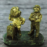 Бронзовый сувенир "Провожающий"