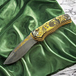 Нож складной дамасский "Медведь" №3
