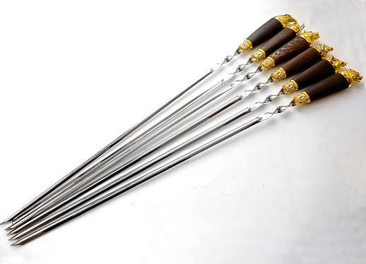 Набор шампуров подарочный