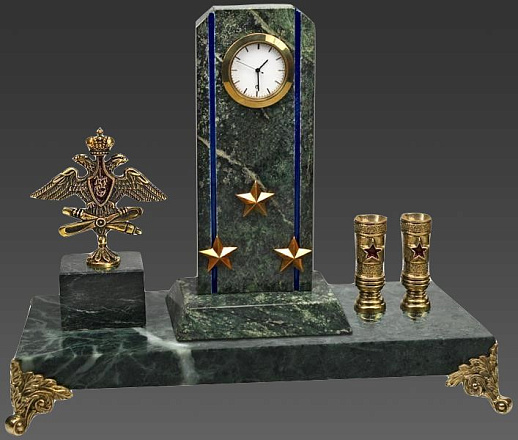 Подарочные часы «Погон с п/п и гербом ВВС» купить с доставкой Подарочные часы «Погон с п/п и гербом ВВС»