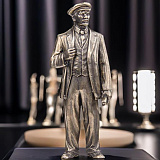 Бронзовая статуэтка "В.И. Ленин"