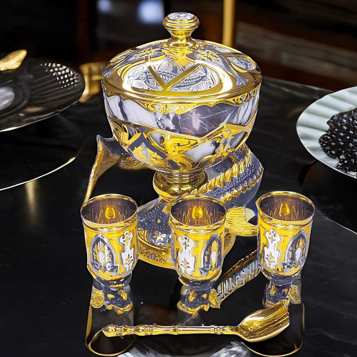 Набор под икру "Осетровые". Златоуст