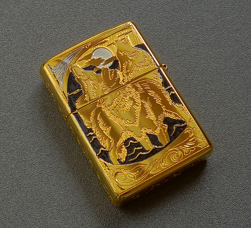 Сувенирная зажигалка Zippo "Вожак и стая"
