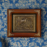 Деревянная ключница "Тетерев"